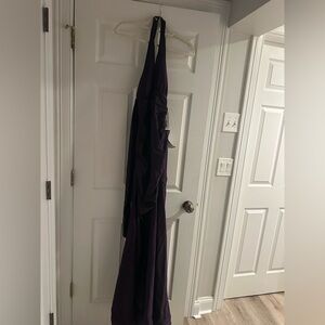 Deep Purple Halter Maxi Dress